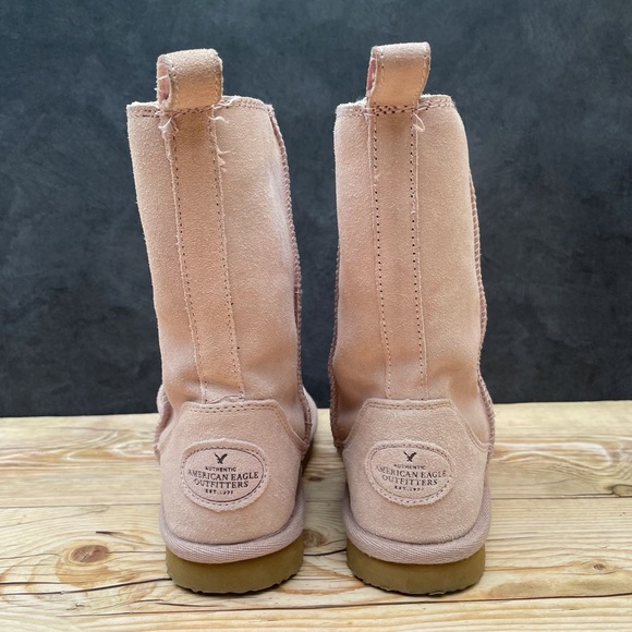American Eagle Outfitters Pink Lined Winter Boots - Picture 9 of 16
